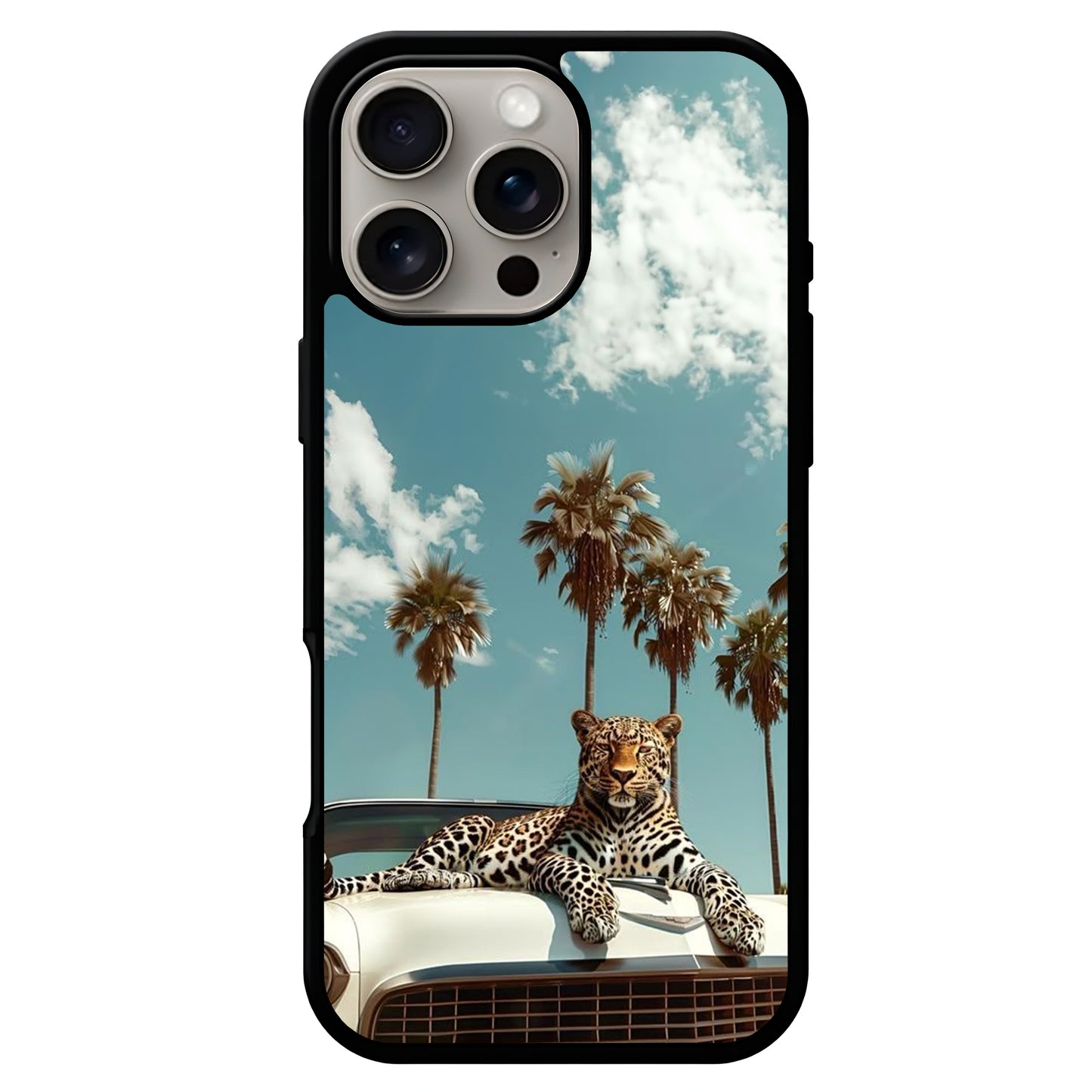 Case celular lopardo