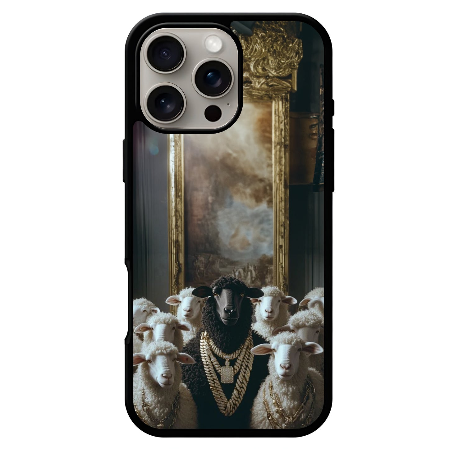 Case celular ovejas
